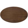 Lippa 60" Oval Walnut Dining Table in Black Walnut