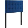 Lily Biscuit Tufted Twin Performance Velvet Headboard