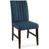 Motivate Channel Tufted Upholstered Fabric Dining Chair Set of 2