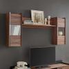 Visionary Wall Mounted Shelves in Walnut