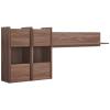 Visionary Wall Mounted Shelves in Walnut