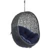 Hide Sunbrella? Fabric Swing Outdoor Patio Lounge Chair Without Stand