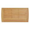 Orlean Outdoor Patio Eucalyptus Wood Coffee Table in Natural