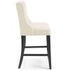 Baronet Tufted Button Upholstered Fabric Counter Stool