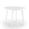 Vision 35 Inch Round Dining Table in White