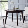 Vision 45 Inch Round Dining Table in Cappuccino