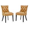 Regent Tufted Performance Velvet Dining Side Chairs - Set of 2