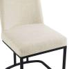 Amplify Sled Base Upholstered Fabric Dining Side Chair