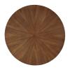 Crossroads 47 Inch Round Wood Dining Table in Walnut
