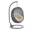 Hide Outdoor Patio Sunbrella? Swing Chair With Stand