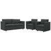 Activate 3 Piece Upholstered Fabric Set