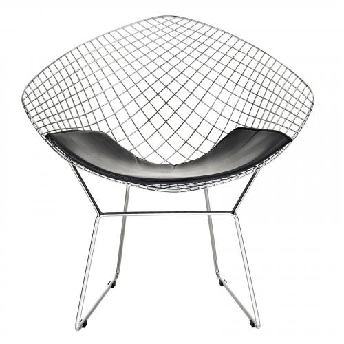 Bertoia Style Diamond Wire Chair