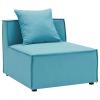 Saybrook Outdoor Patio Upholstered 4-Piece Sectional Sofa