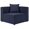 Saybrook Outdoor Patio Upholstered 4-Piece Sectional Sofa