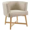 Anders Upholstered Fabric Accent Chair Set of 2