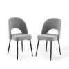 Rouse Dining Side Chair Upholstered Fabric Set of 2