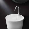 Grenada 16.5 Inch Pedestal Bathroom Sink in White