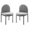 Isla Dining Side Chair Upholstered Fabric Set of 2