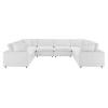 Commix Down Filled Overstuffed Performance Velvet 	8-Piece Sectional Sofa