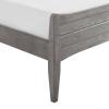 Georgia Full Wood Platform Bed in Gray