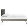 Willow Queen Wood Platform Bed With Splayed Legs