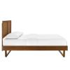 Alana Twin Wood Platform Bed With Angular Frame