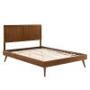 Alana Full Wood Platform Bed With Splayed Legs