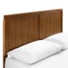 Alana King Wood Platform Bed With Splayed Legs