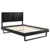 Marlee Full Wood Platform Bed With Angular Frame