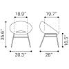 Cohen Dining Chair Set of 2