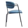 Emrys Dining Chair Set of 2 Blue & Black