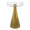 Hendrix End Table Brass