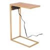 Ike Side Table Brown & Gold