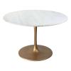 Ithaca Dining Table White & Gold
