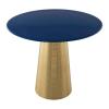 Reo Side Table Blue & Gold