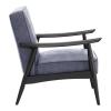 Rocky Velvet Arm Chair