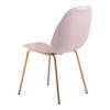 Siena Dining Chair Set of 2 Pink & Gold