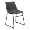 Smart Dining Chair Set of 2 Charcoal
