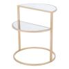 Terrace Side Table Mirror & Gold