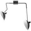 View Double Fixture Wall Lamp in Black