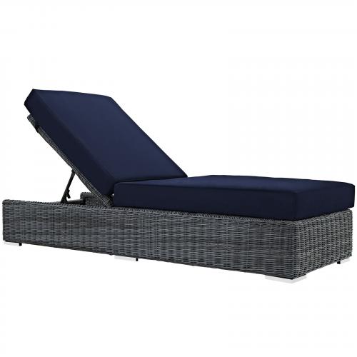 Summon Outdoor Patio Sunbrella&reg; Chaise Lounge