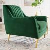 Winsome Channel Tufted Performance Velvet Armchair