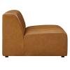 Bartlett Vegan Leather 4-Piece Sectional Sofa in Tan