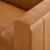 Bartlett Vegan Leather 5-Piece Sectional Sofa in Tan