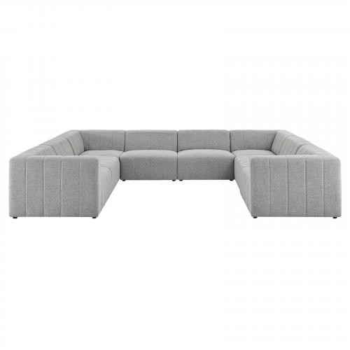 Bartlett Upholstered Fabric 8-Piece Sectional Sofa