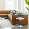 Bartlett Vegan Leather 8-Piece Sectional Sofa in Tan