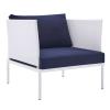 Harmony 3-Piece Sunbrella&reg; Outdoor Patio Aluminum Seating Set