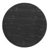 Lippa 60" Artificial Marble Dining Table in Black Black