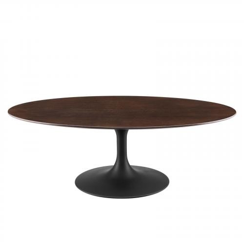 Lippa 48" Wood Oval Coffee Table