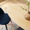 Lippa 60" Wood Oval Dining Table